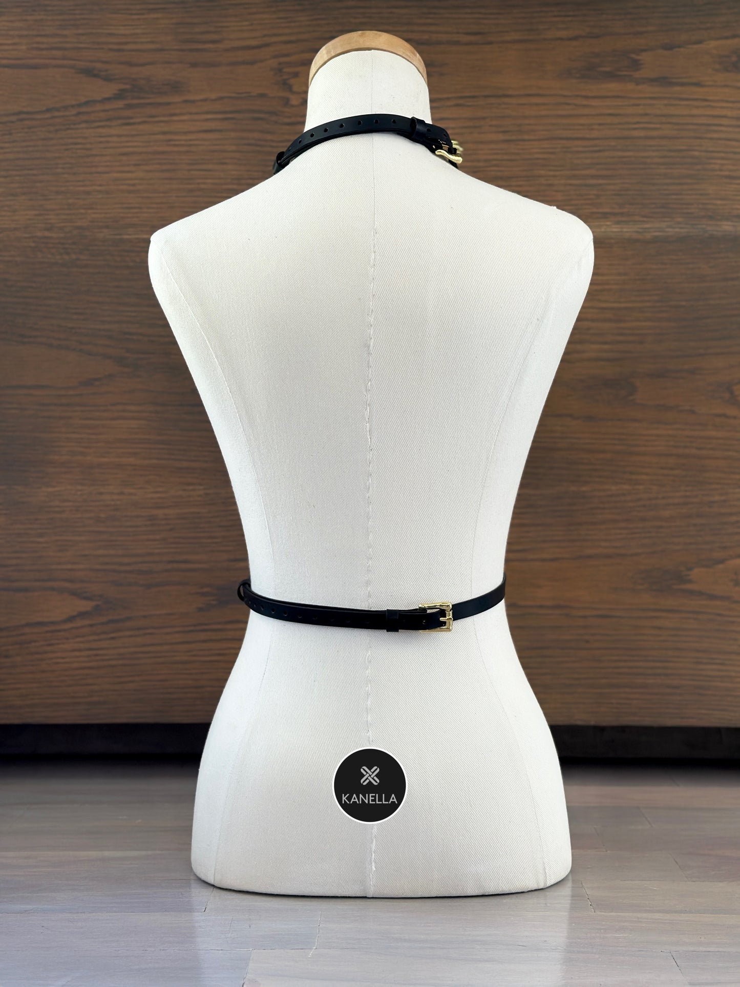 Petite Nova Choker Harness - Kanella Leather