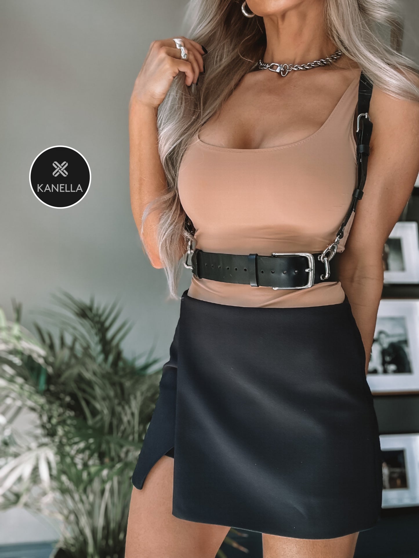 Hemera Chest Harness - Kanella Leather