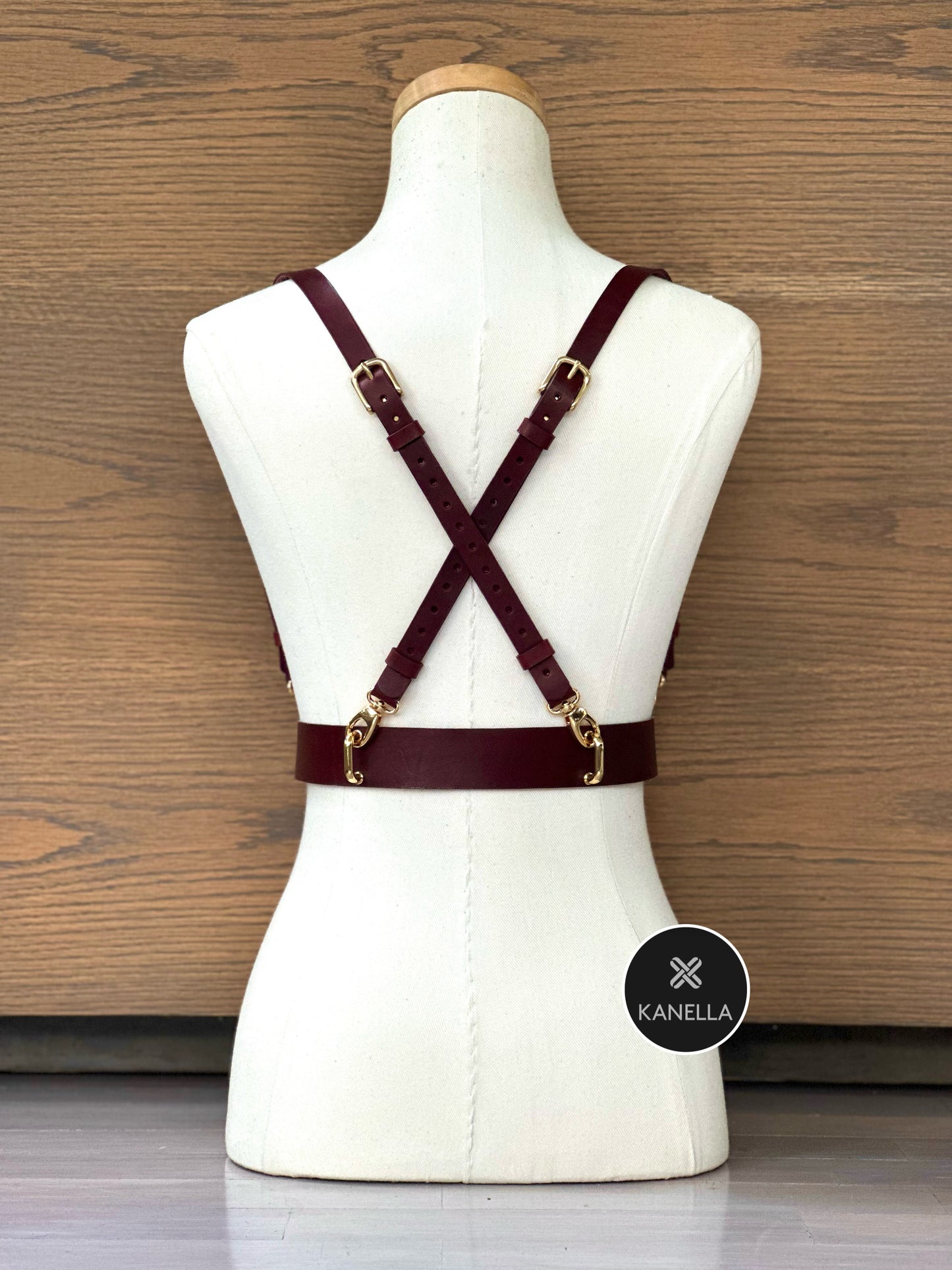 Hemera Chest Harness - Kanella Leather