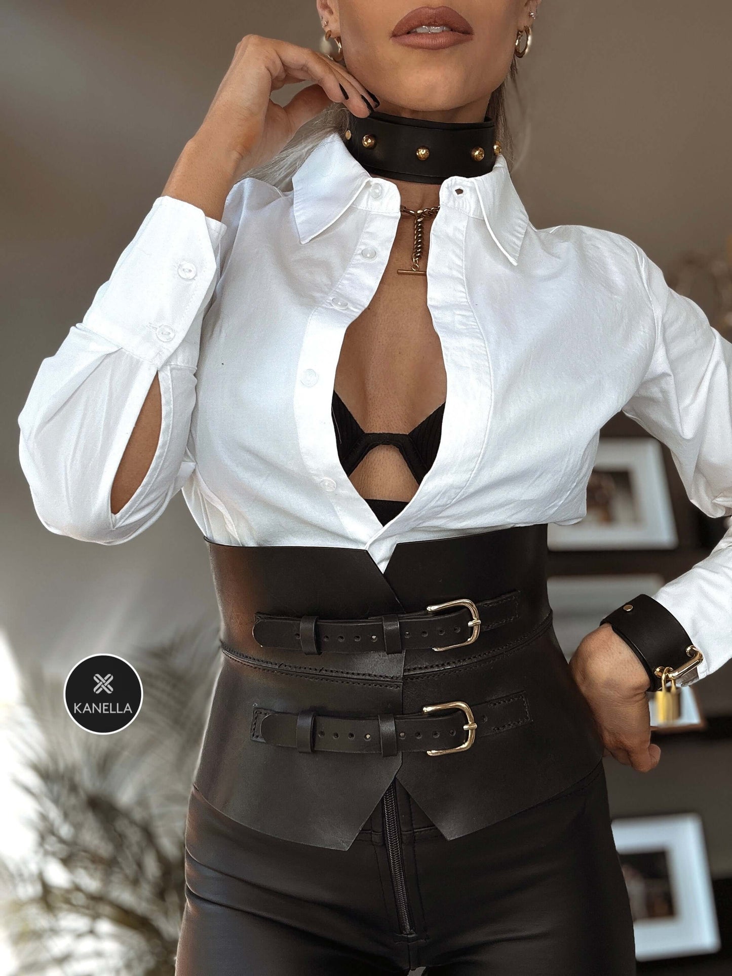 Antigone Corset Belt - Kanella Leather