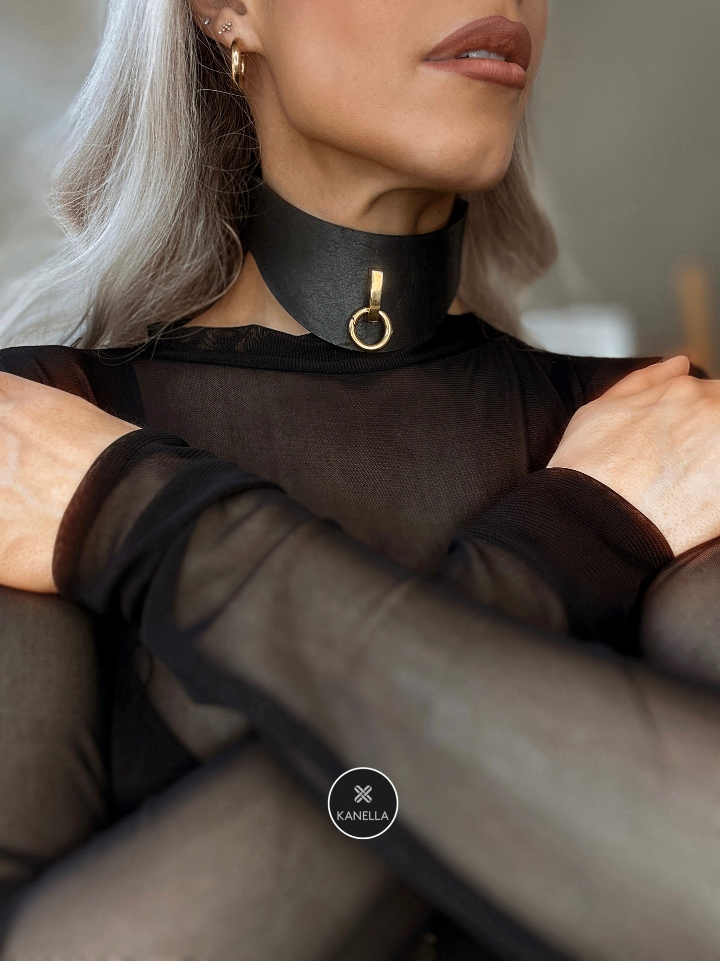 Gianna Choker - Kanella Leather