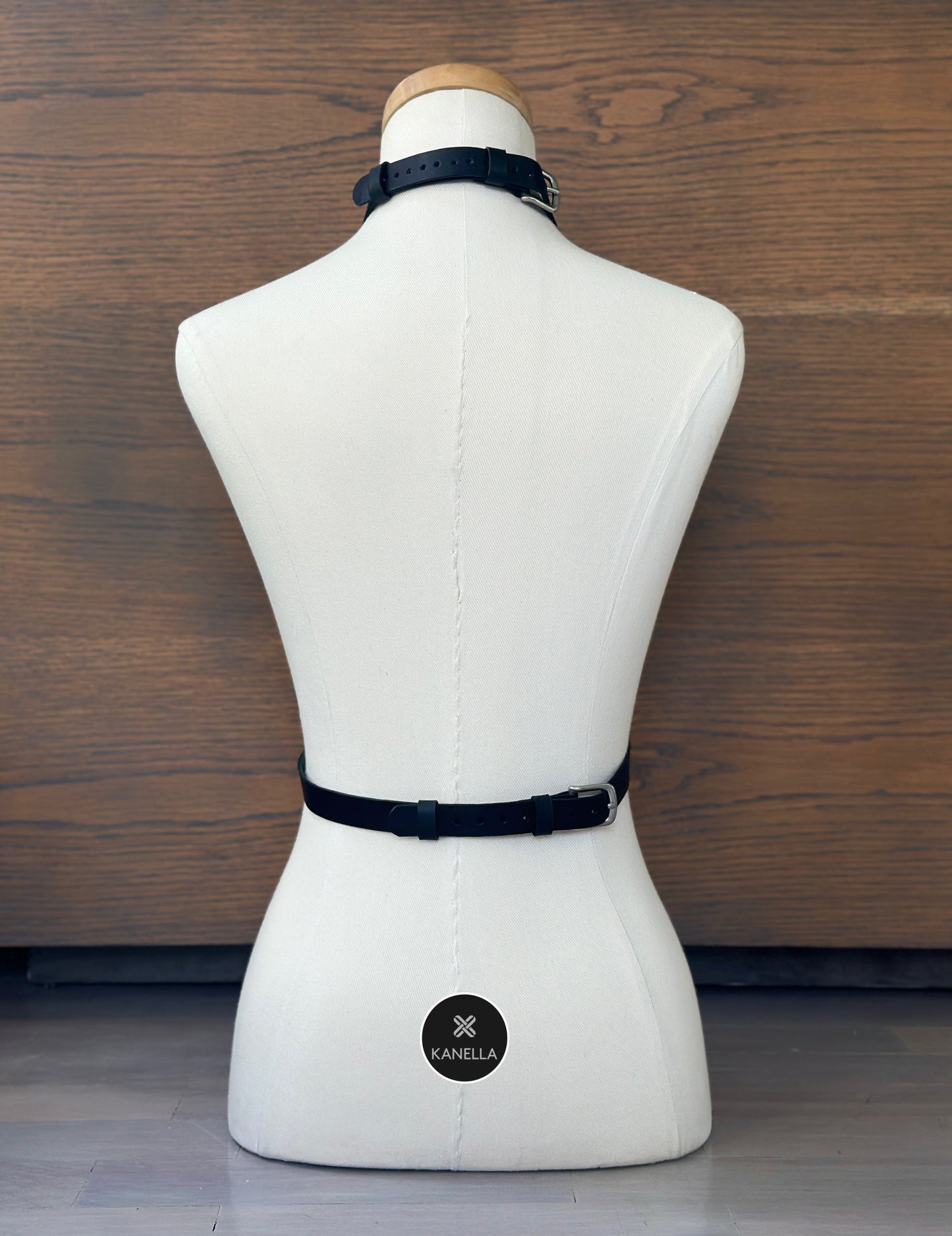 Xyla Choker Harness - Kanella Leather