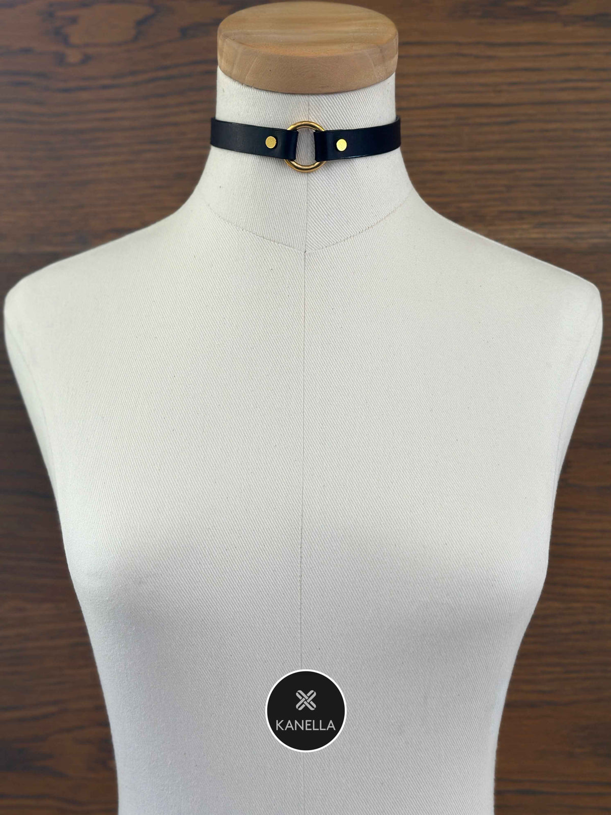 Kanella Leather Helia Leather Choker