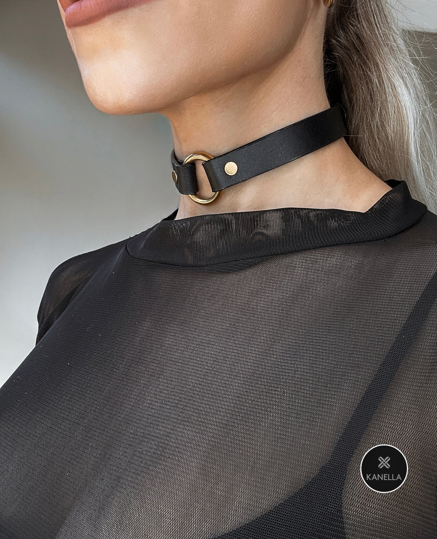 Helia Choker - Kanella Leather