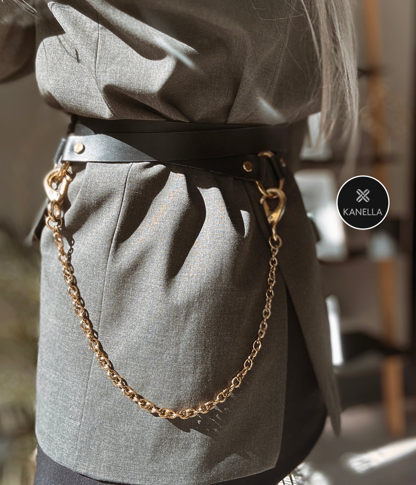 Enyo Waist Belt - Kanella Leather