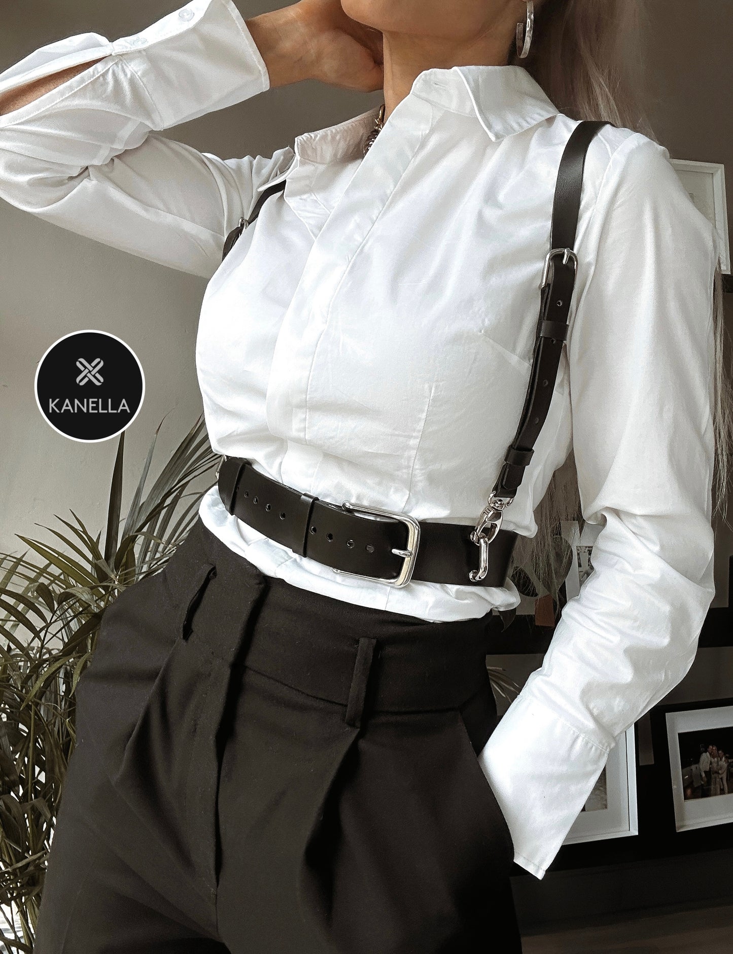 Hemera Chest Harness - Kanella Leather