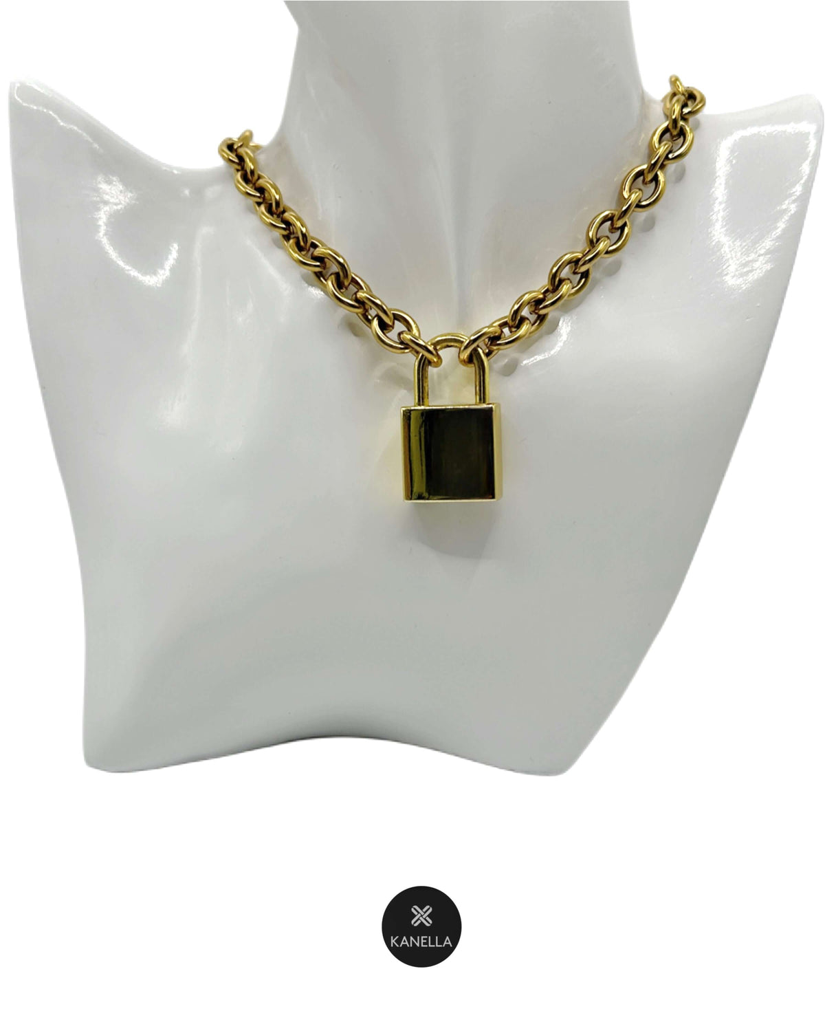 Kharis Chain necklace - Kanella Leather