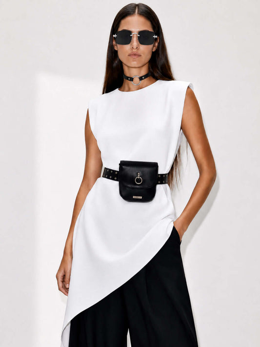 Vasia Leather Belt Bag - Kanella Leather