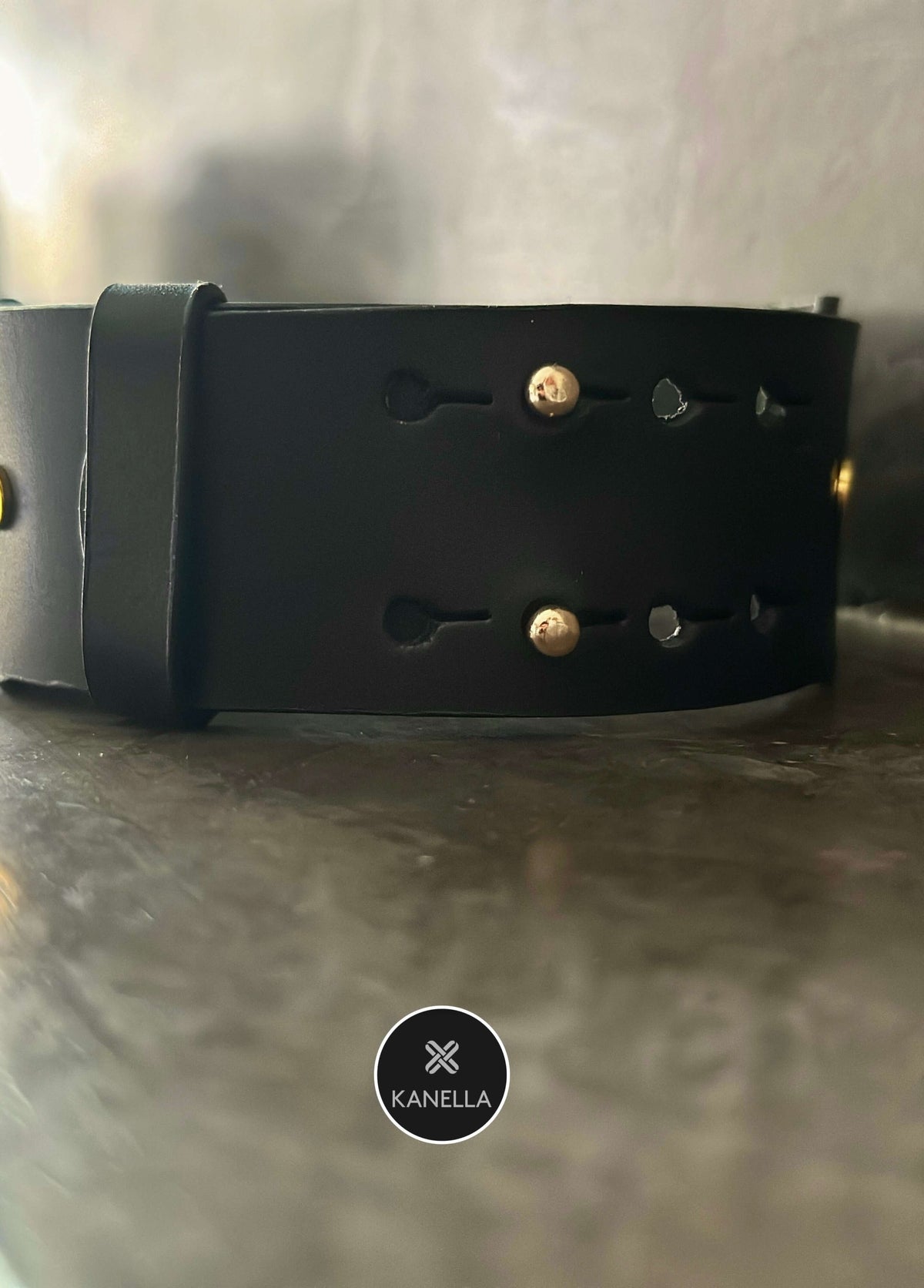 Kanella Leather Pelagia Leather Choker