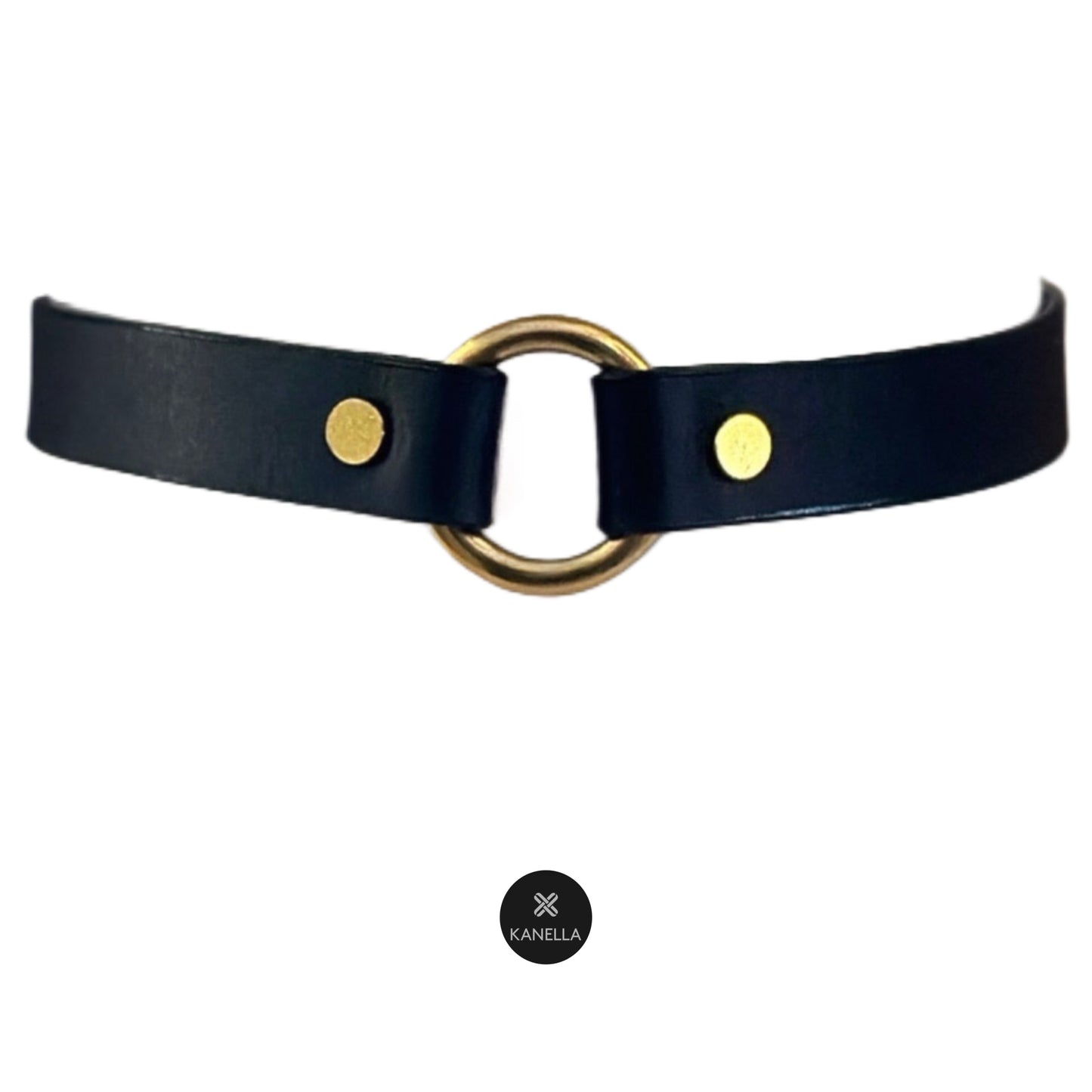 Helia Leather Choker - Kanella Leather