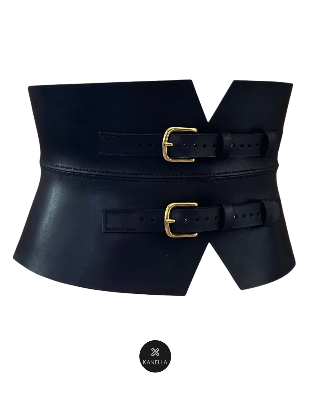 Kanella Leather Antigone Corset Belt