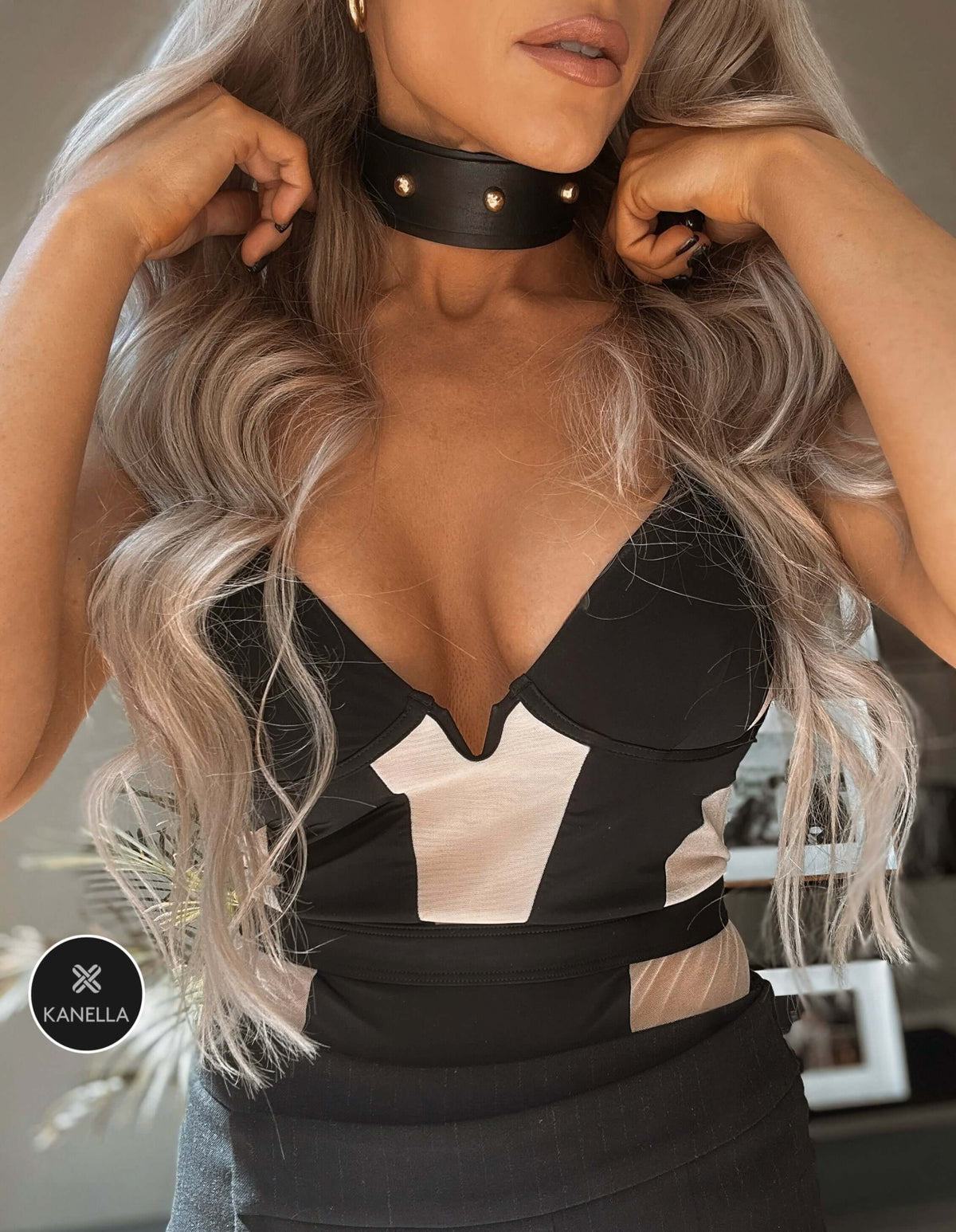Pelagia Choker - Kanella Leather