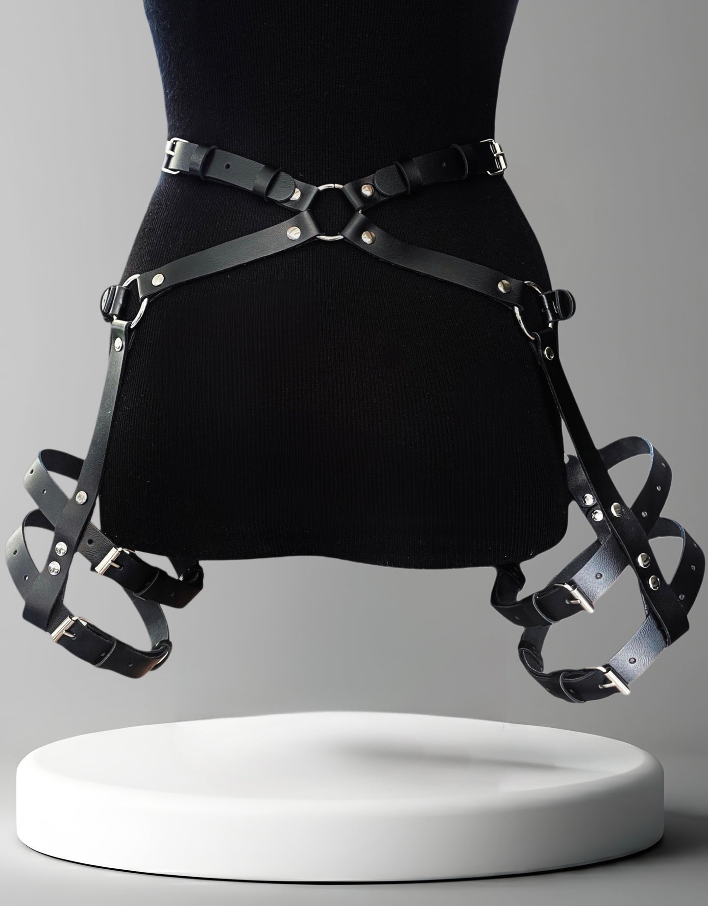 Aria Leg Garter - Kanella Leather