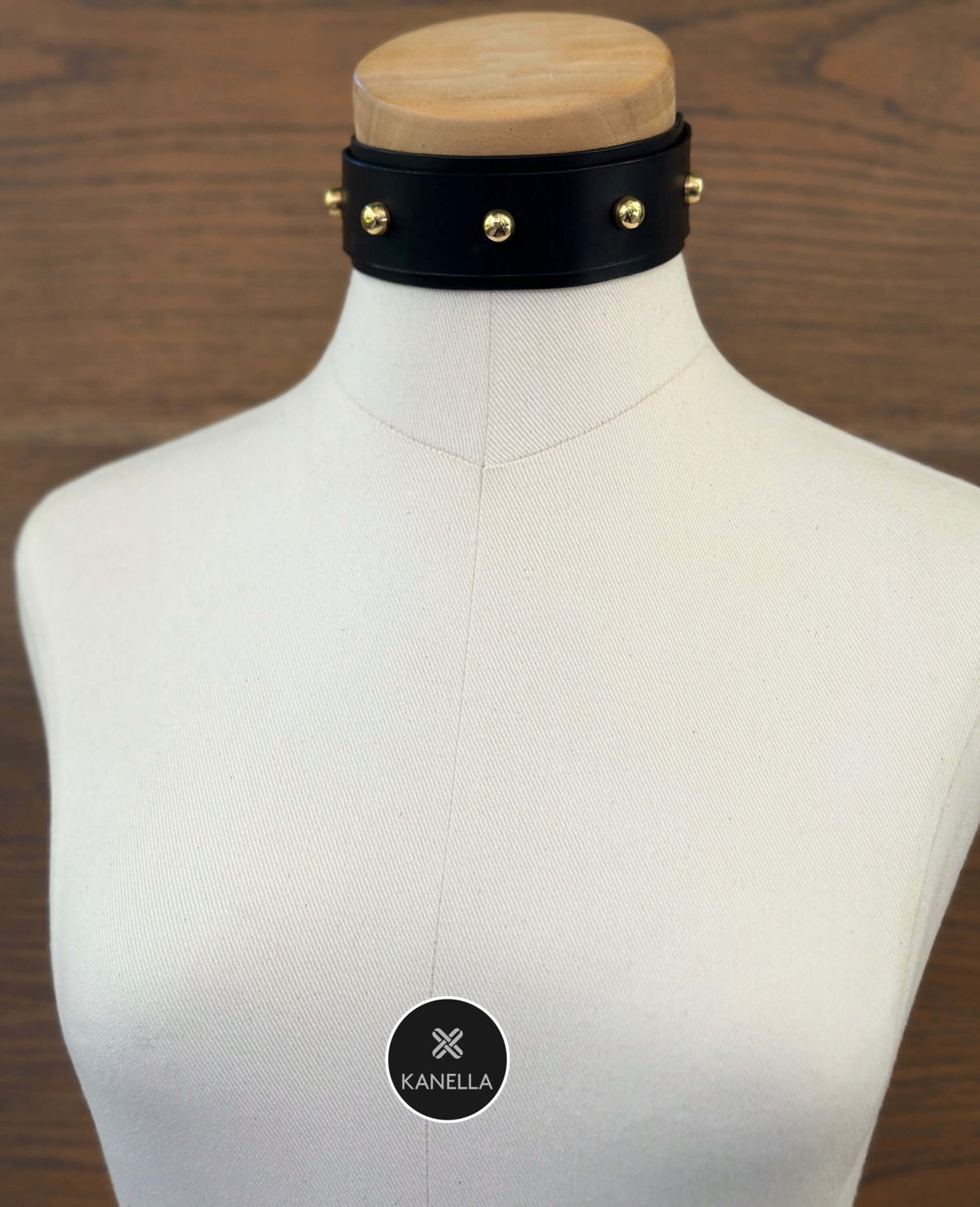Kanella Leather Pelagia Leather Choker