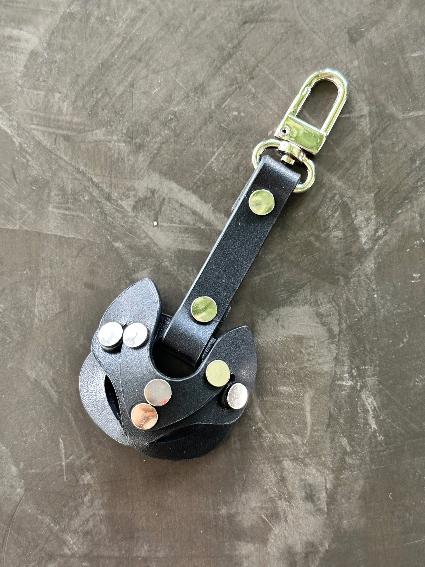 Cat Leather Bag Charm - Kanella Leather