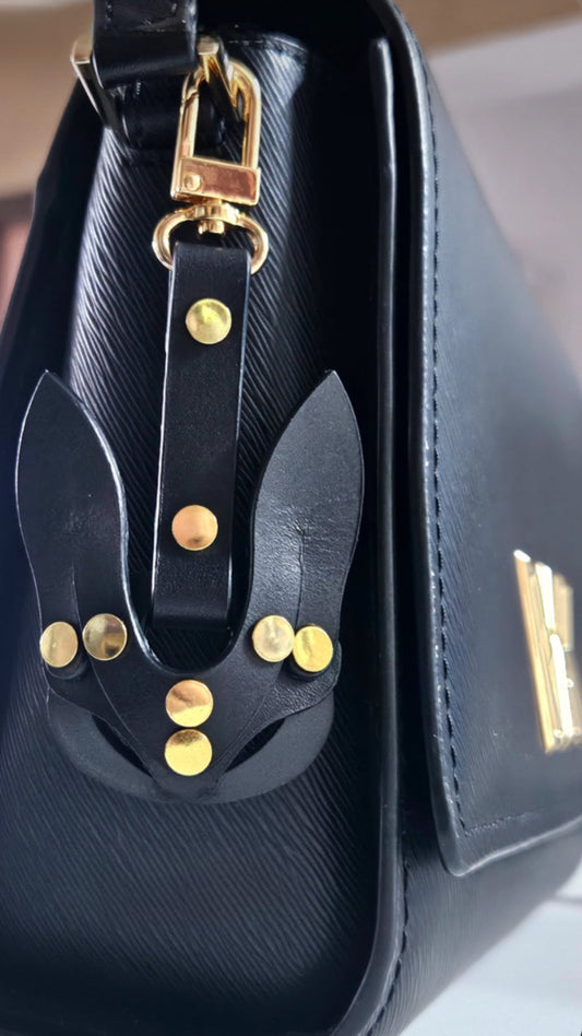 Kanella Leather Rabbit Bijou - Leather Bag Charm