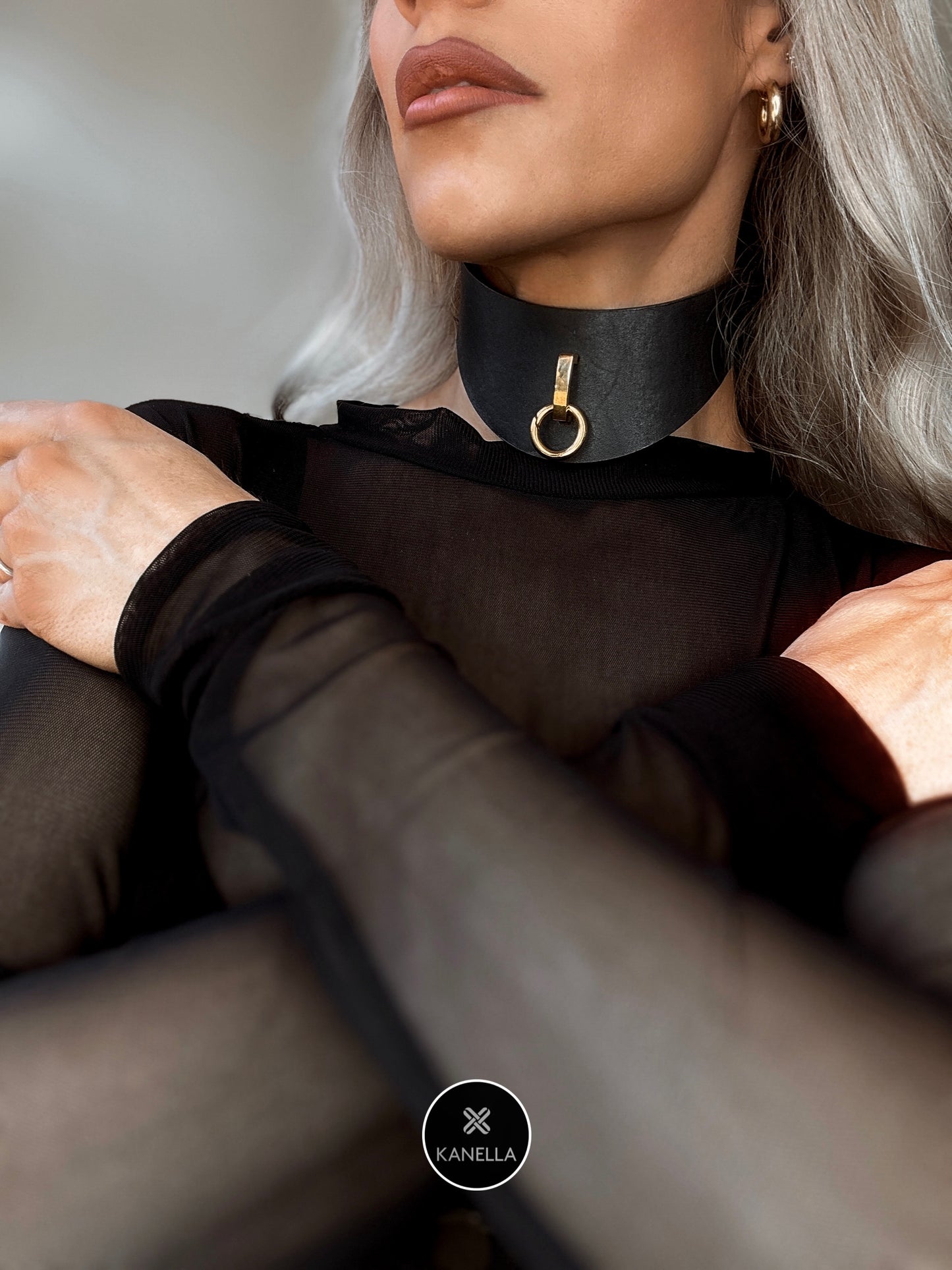 Gianna Choker - Kanella Leather