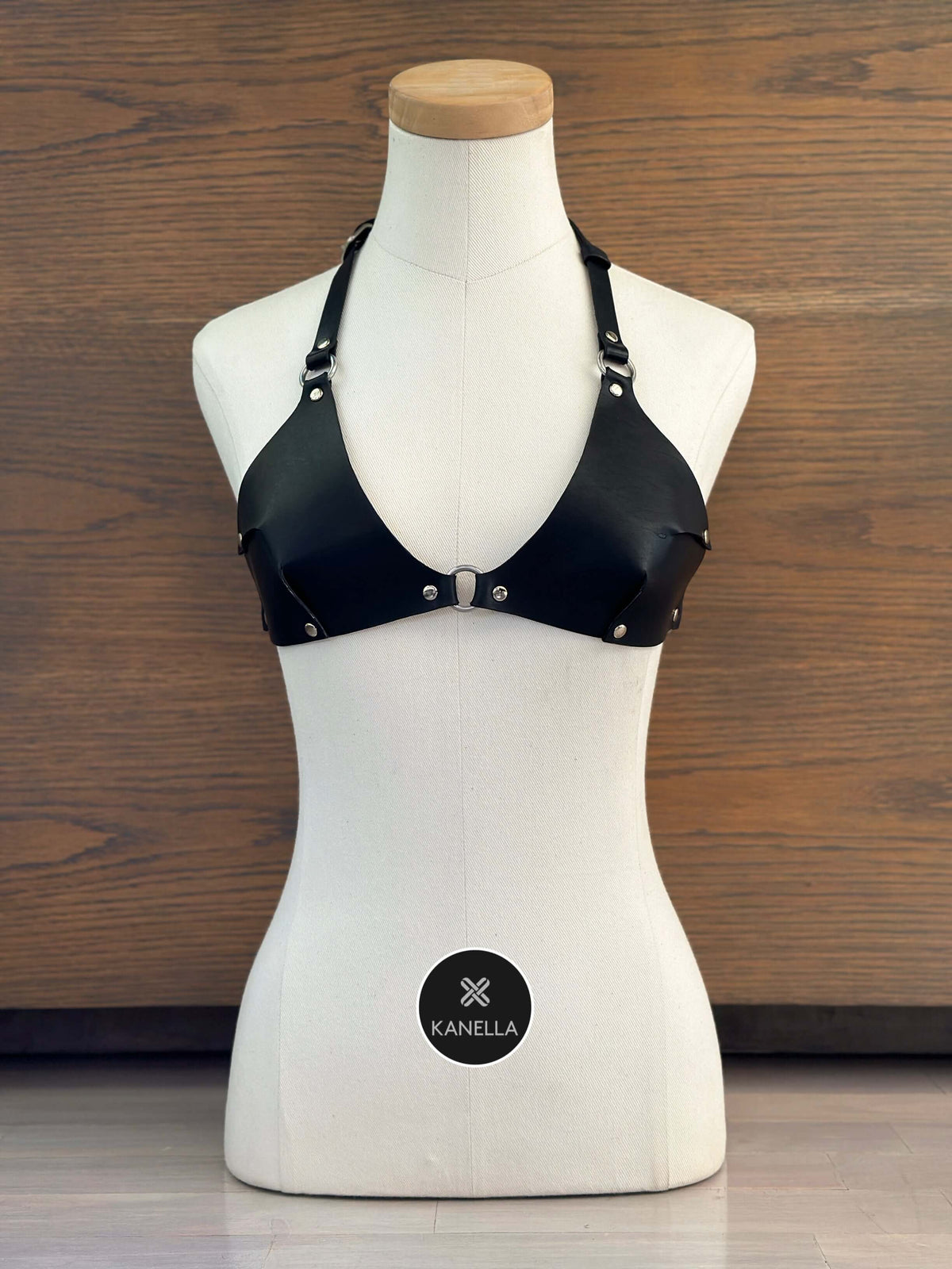 Xenia Leather Bra - Kanella Leather