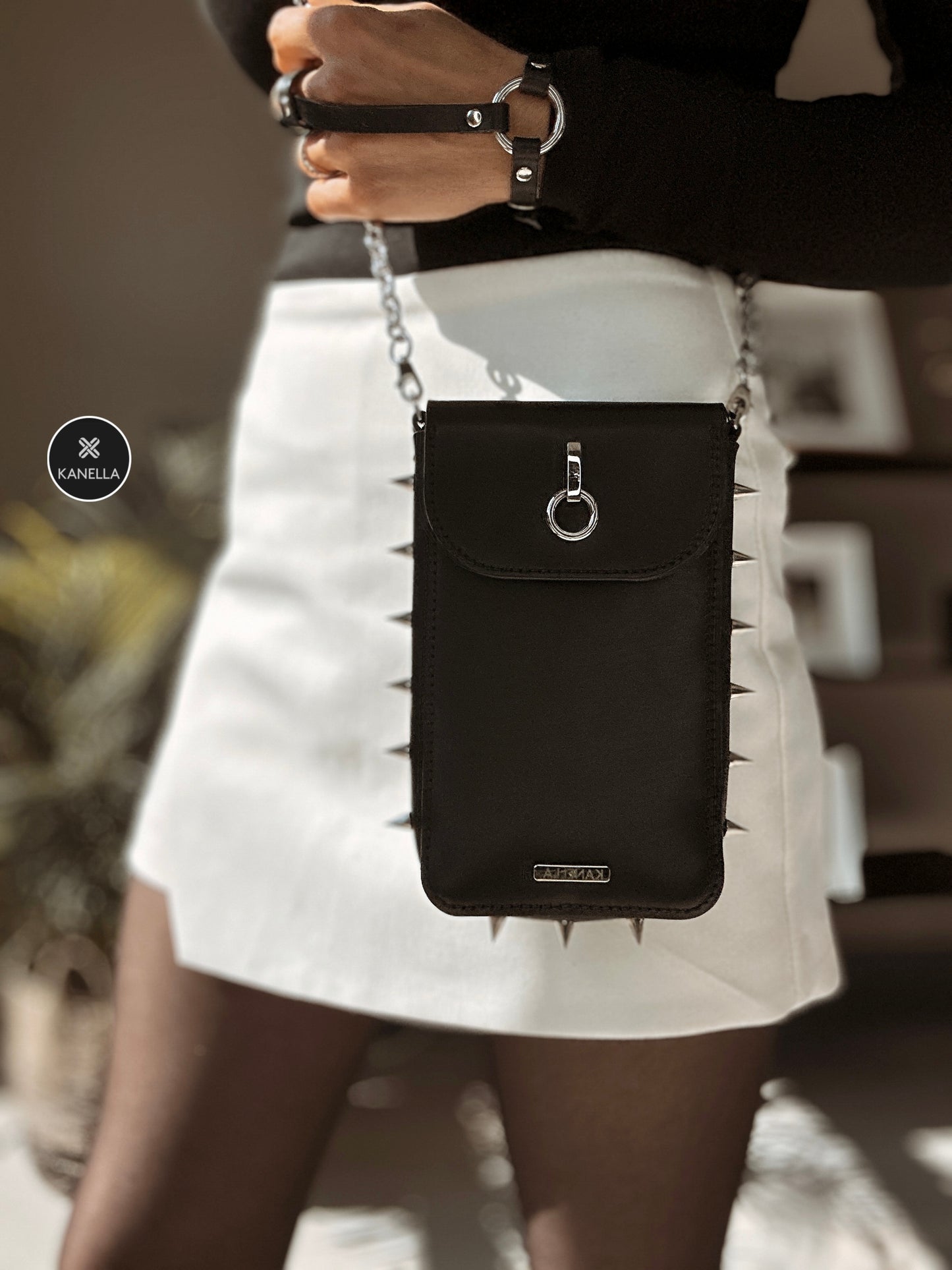 Xanthe Crossbody Leather Bag - Kanella Leather