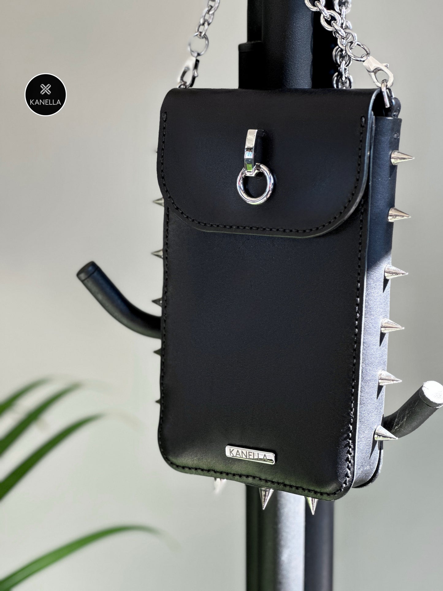 Xanthe Crossbody Leather Bag - Kanella Leather