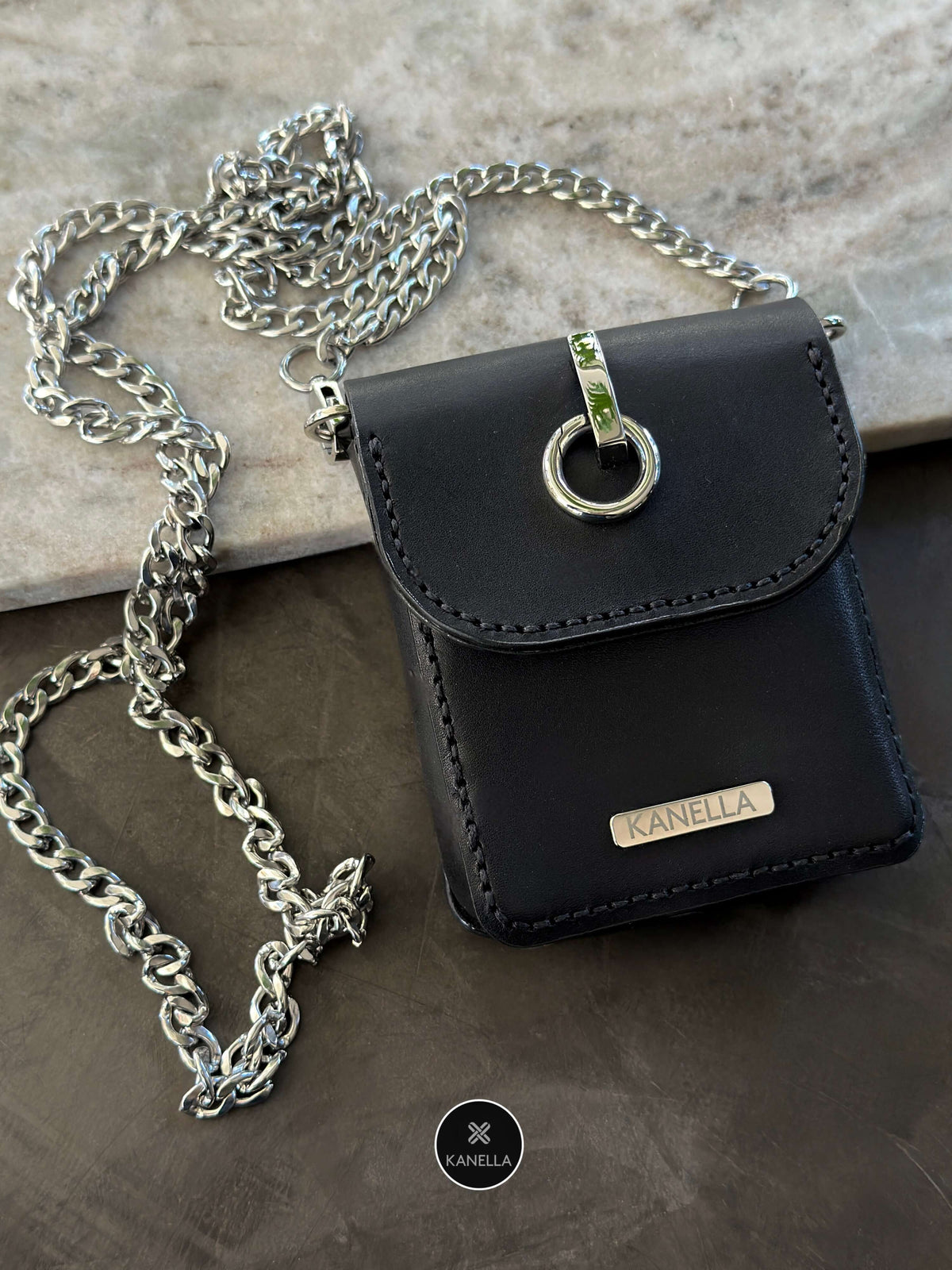 Dione Leather Coin Purse With No spikes
