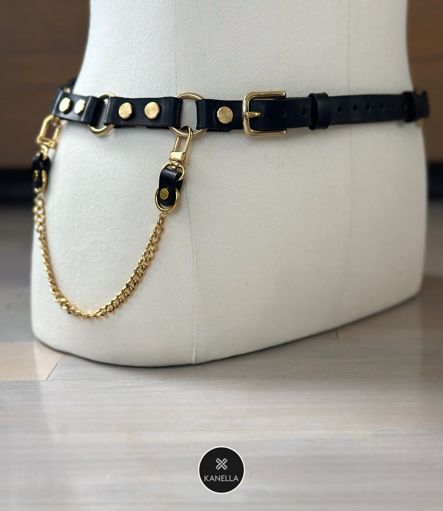 Alexis leather belt - kanella leather