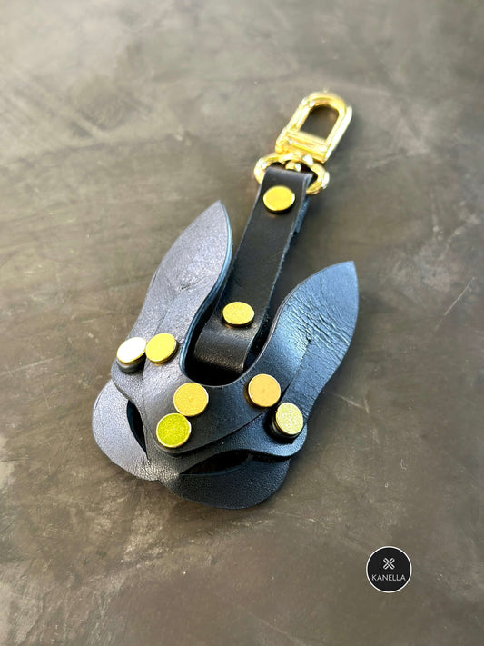 Kanella Leather Rabbit Bijou - Leather Bag Charm