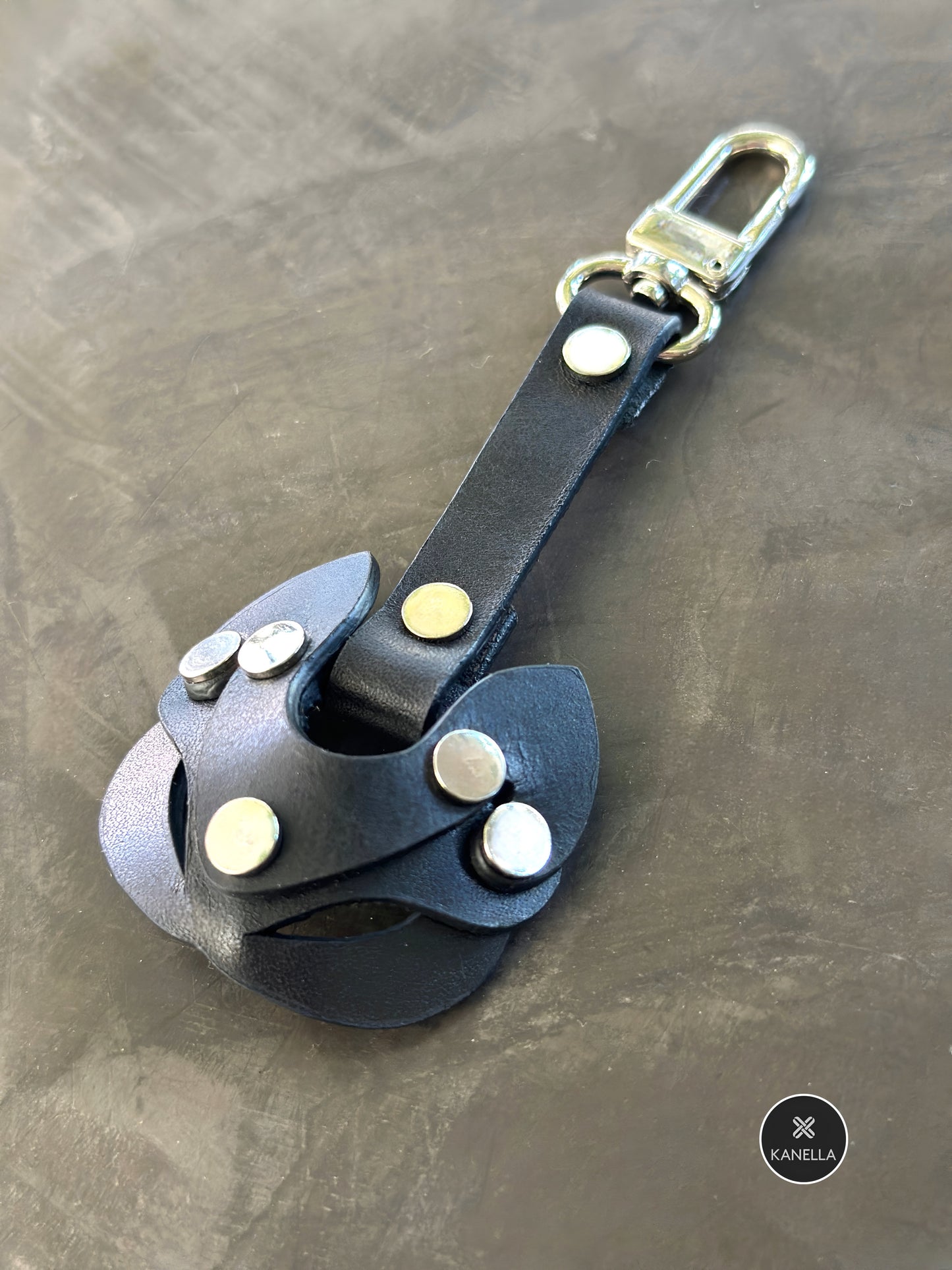 Kanella Leather Cat Bag Charm