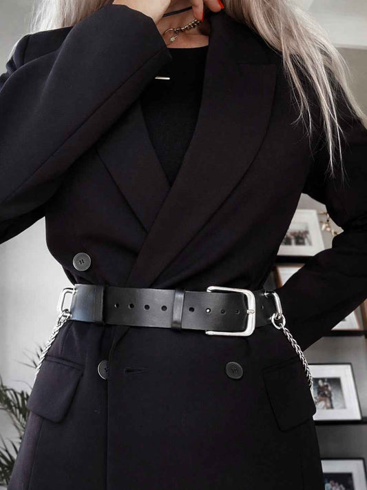 Kanella Leather Iris Leather Waist Belt