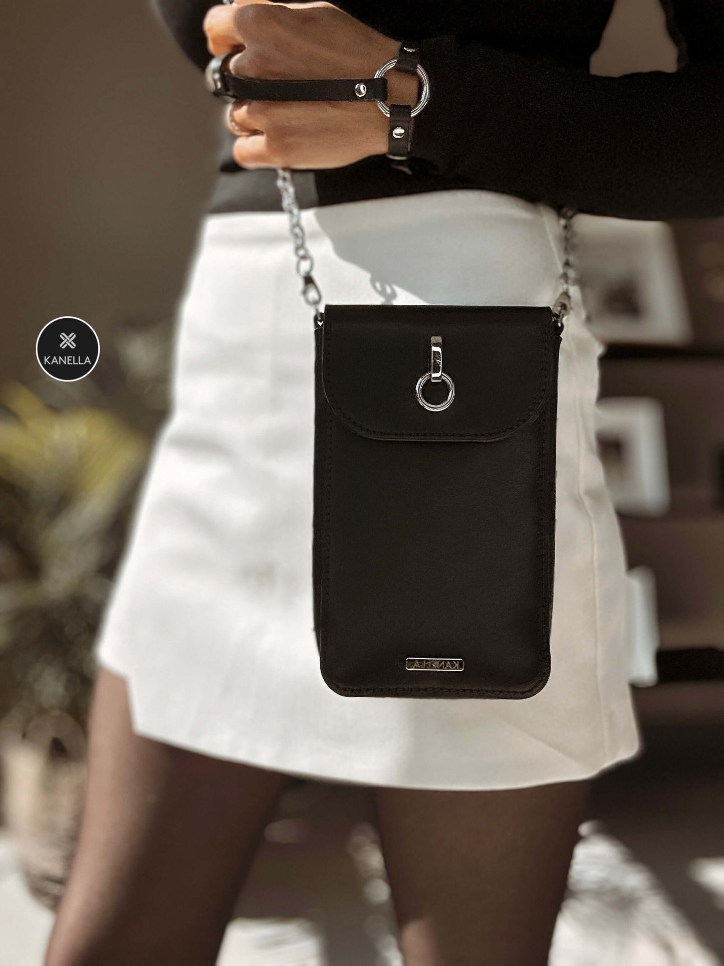 Xanthe leather bag - kanella leather