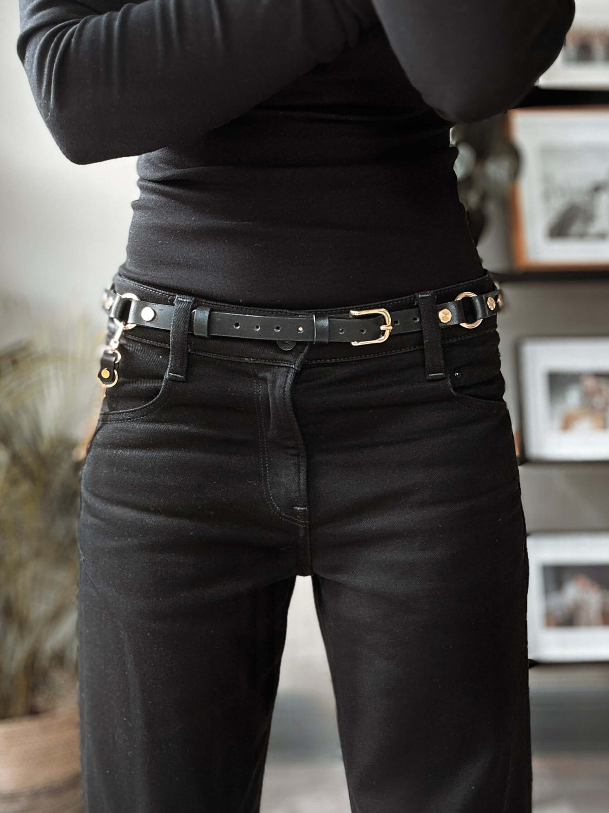 Alexis leather belt - kanella leather