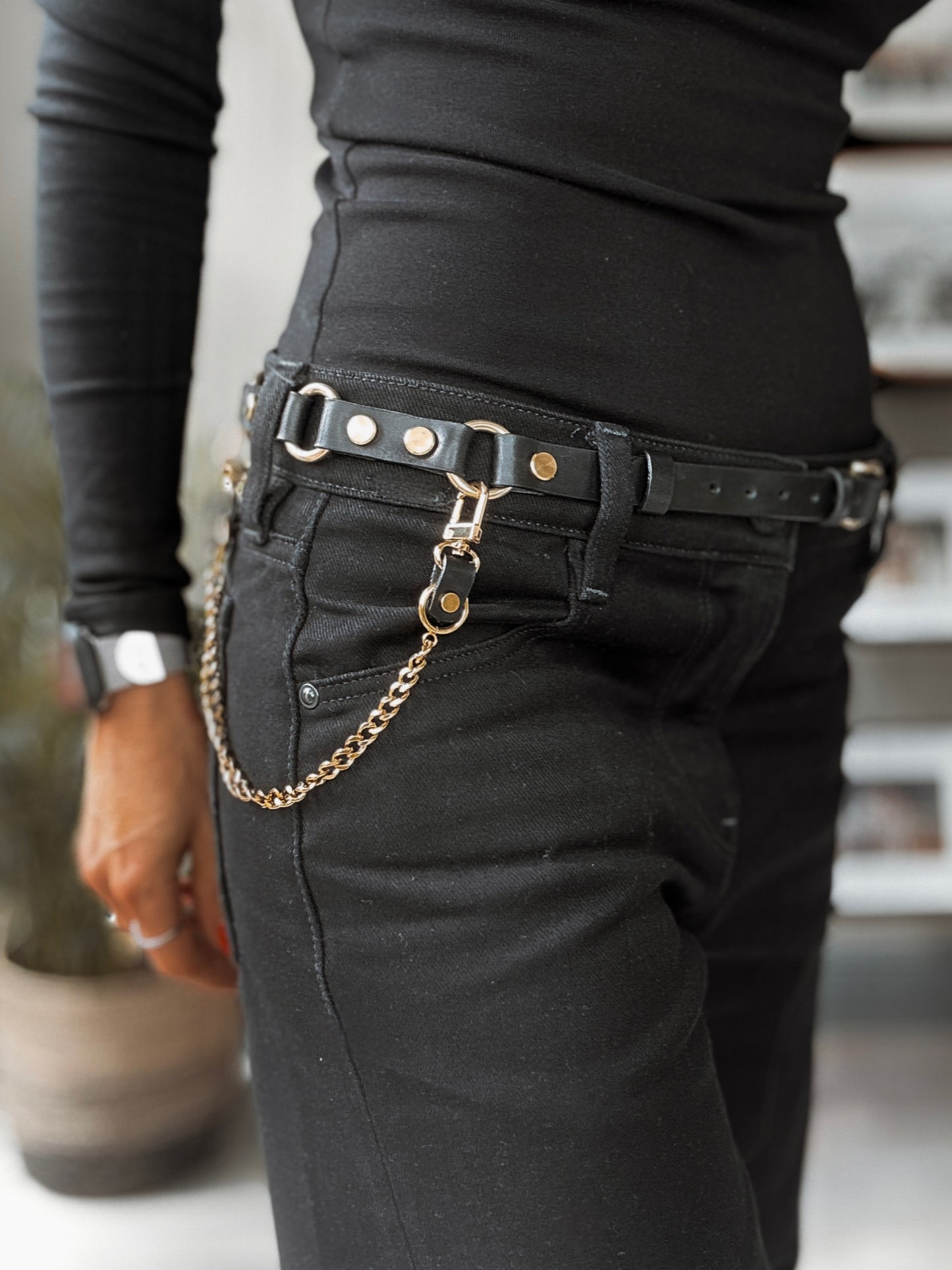 Alexis leather belt - kanella leather