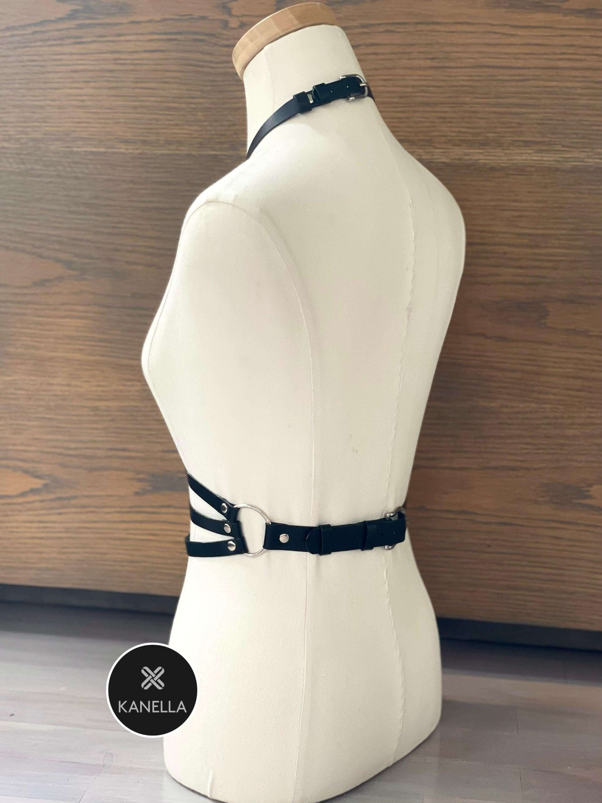 Alkmene Choker Harness - Kanella Leather