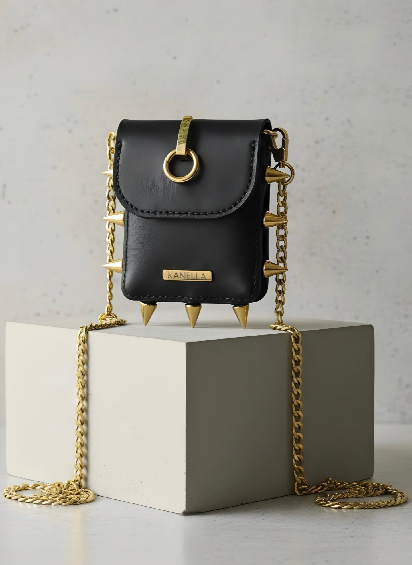 Dione leather bag - Kanella leather