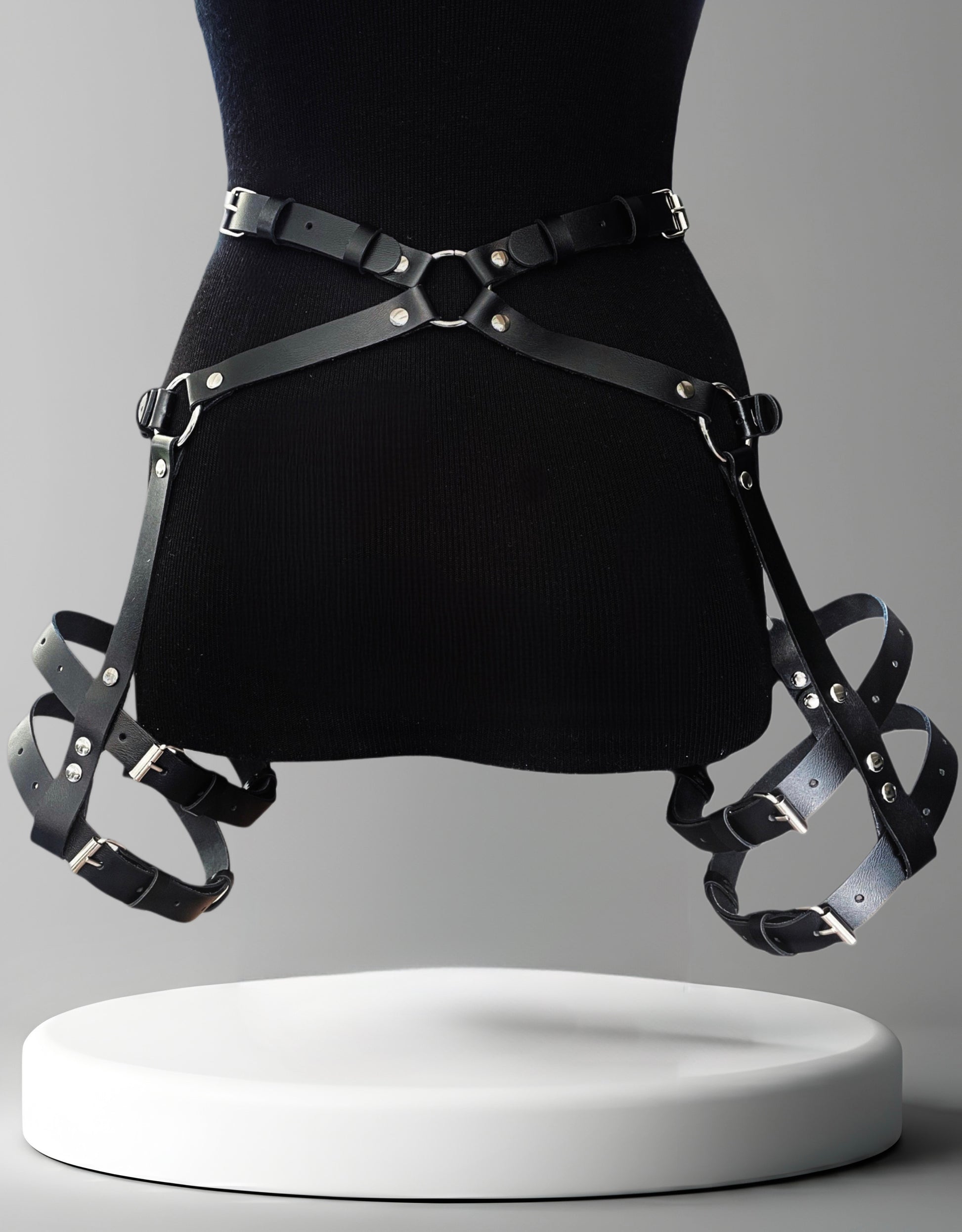Aria Leg Garter - Kanella Leather