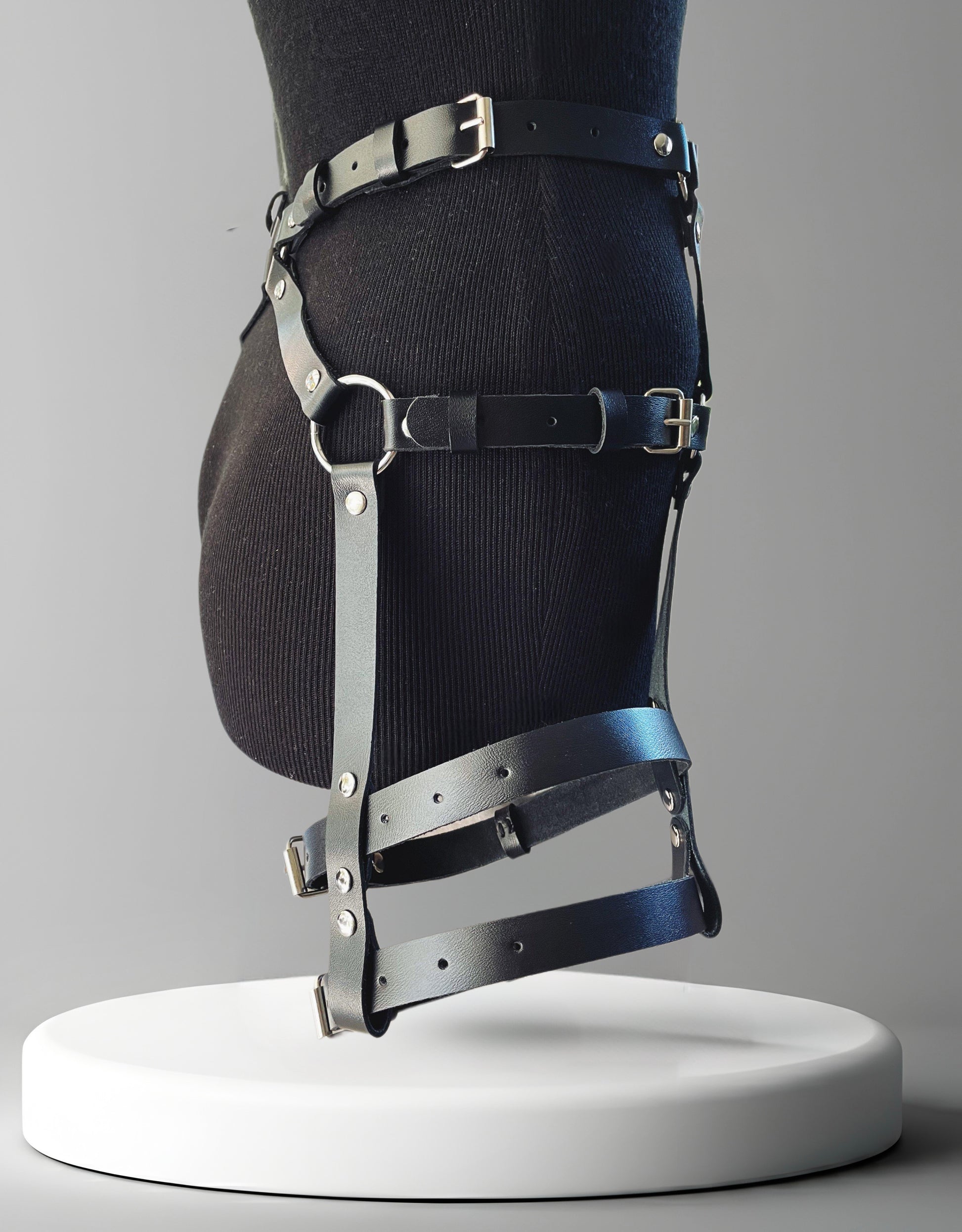 Aria Leg Garter - Kanella Leather