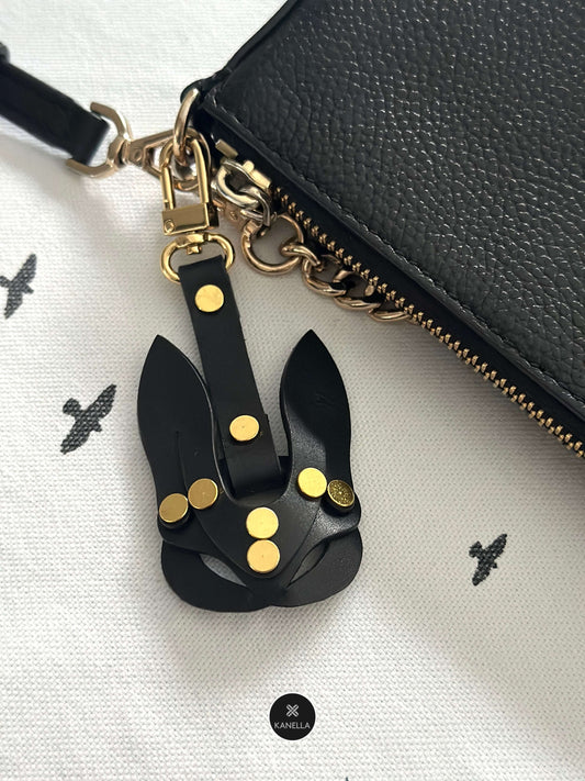 Kanella Leather Rabbit Bijou - Leather Bag Charm