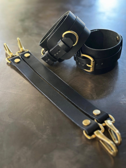 Kanella Leather Artemis Leather Ankle Cuffs - Kanella Leather