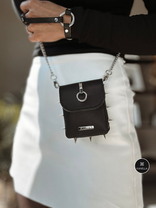 Dione leather bag - Kanella leather