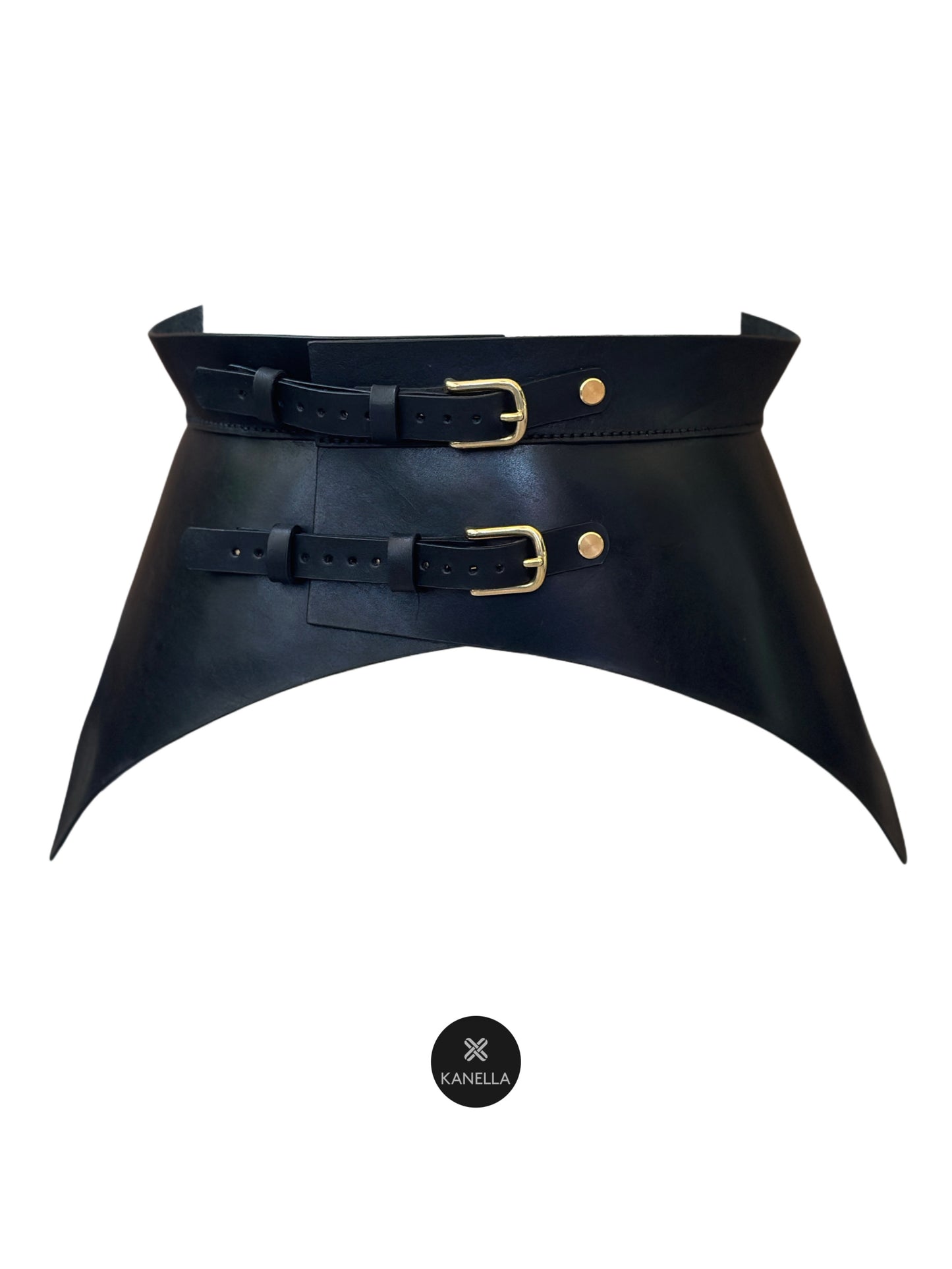 Efrosyni Leather Corset Belt - Kanella Leather