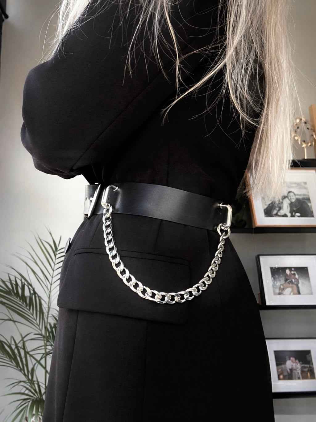 Kanella Leather Iris Leather Waist Belt