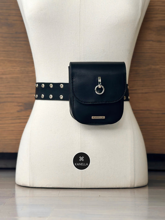 Vasia Leather Belt Bag - Kanella Leather