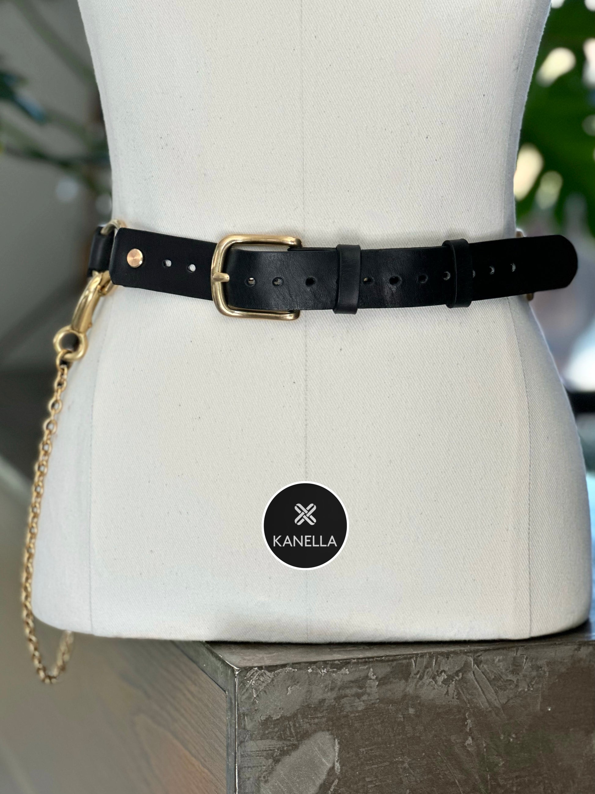 Dianthe Waist Belt - Kanella Leather