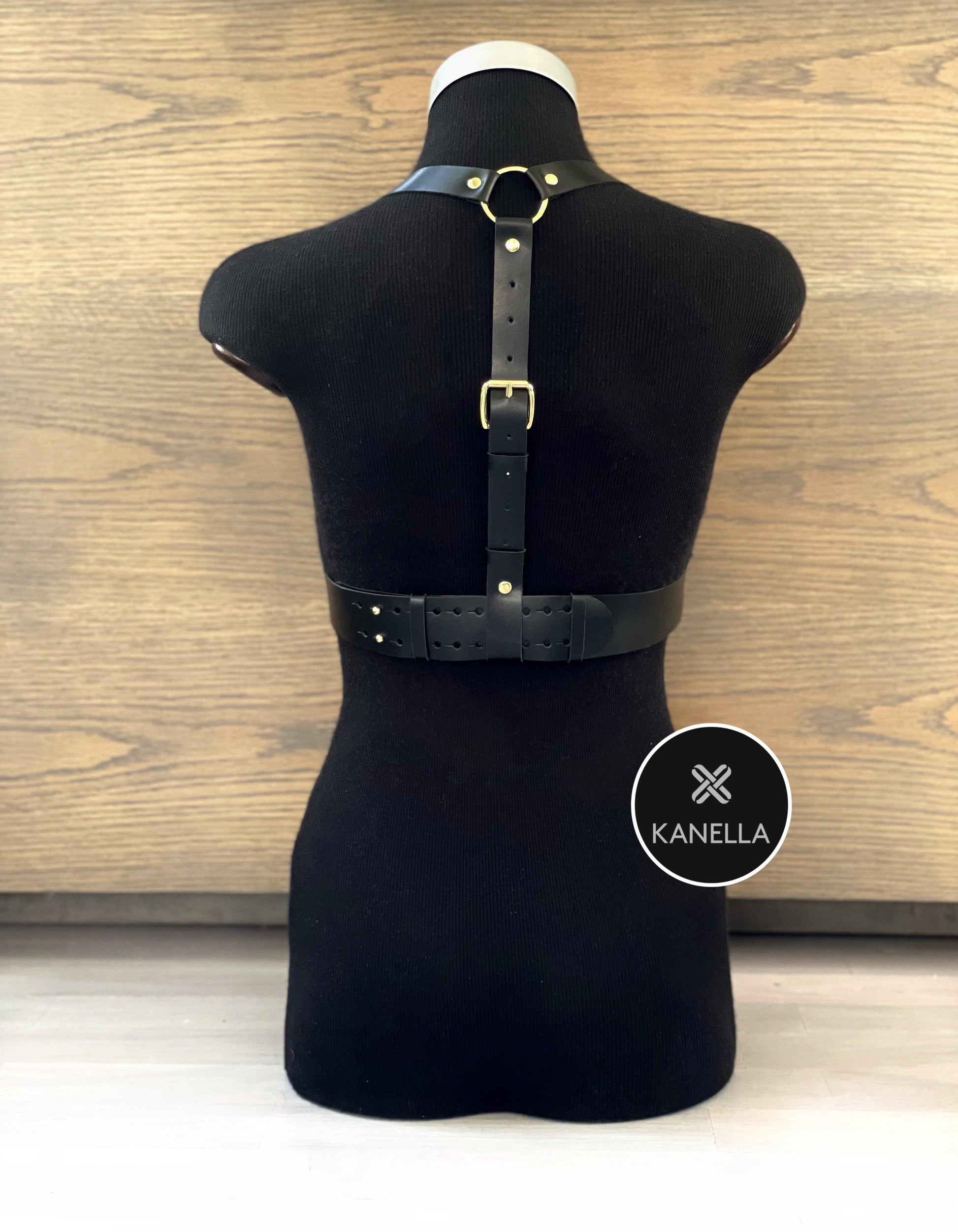 Zephyra Chest Harness - Kanella Leather