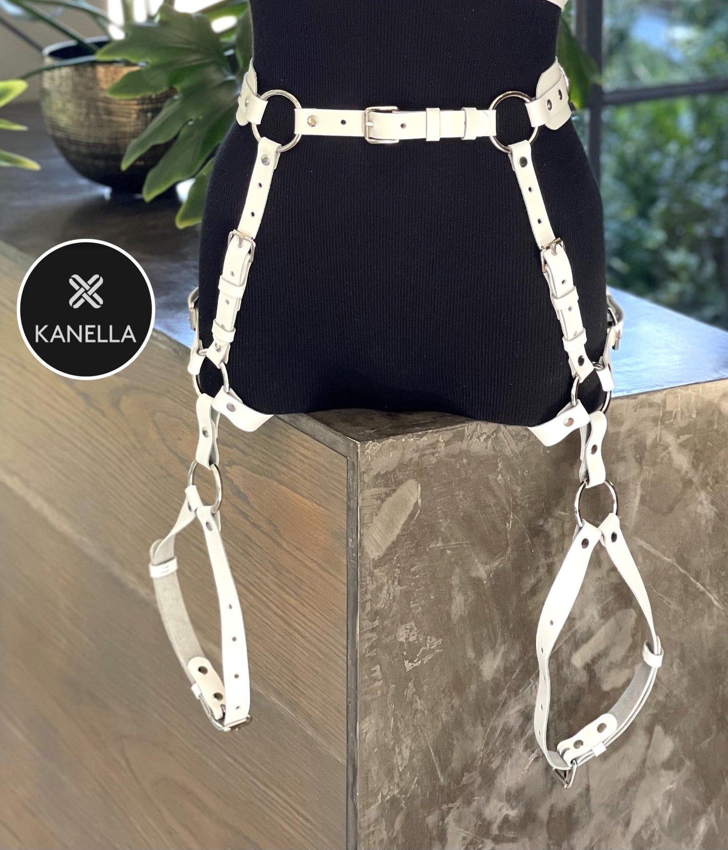 Allegra Full Body Harness - Kanella Leather