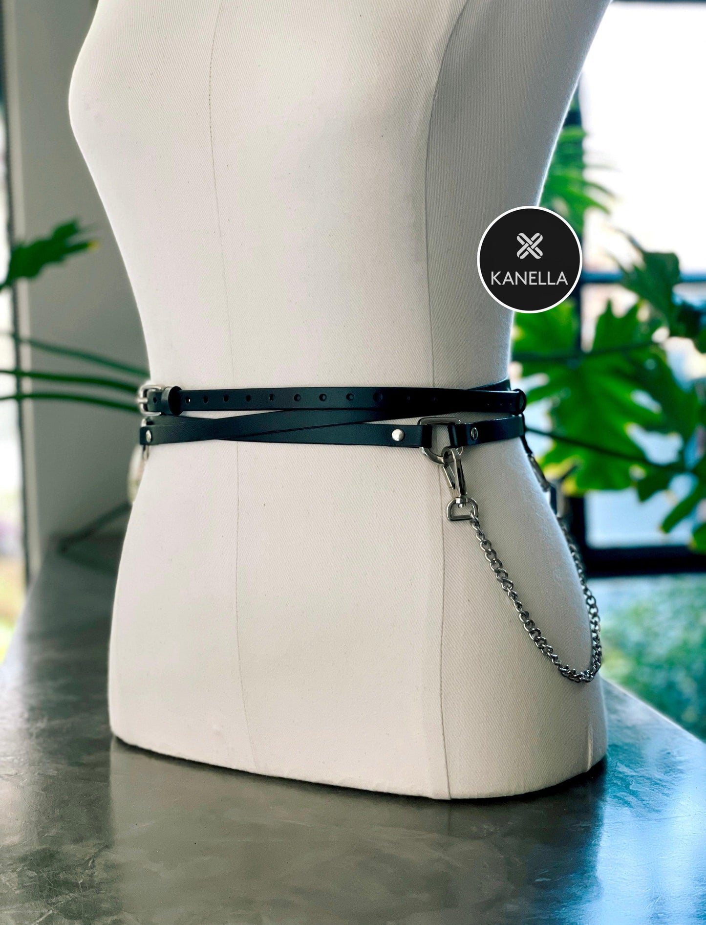 Petite Ares Waist Belt - Kanella Leather