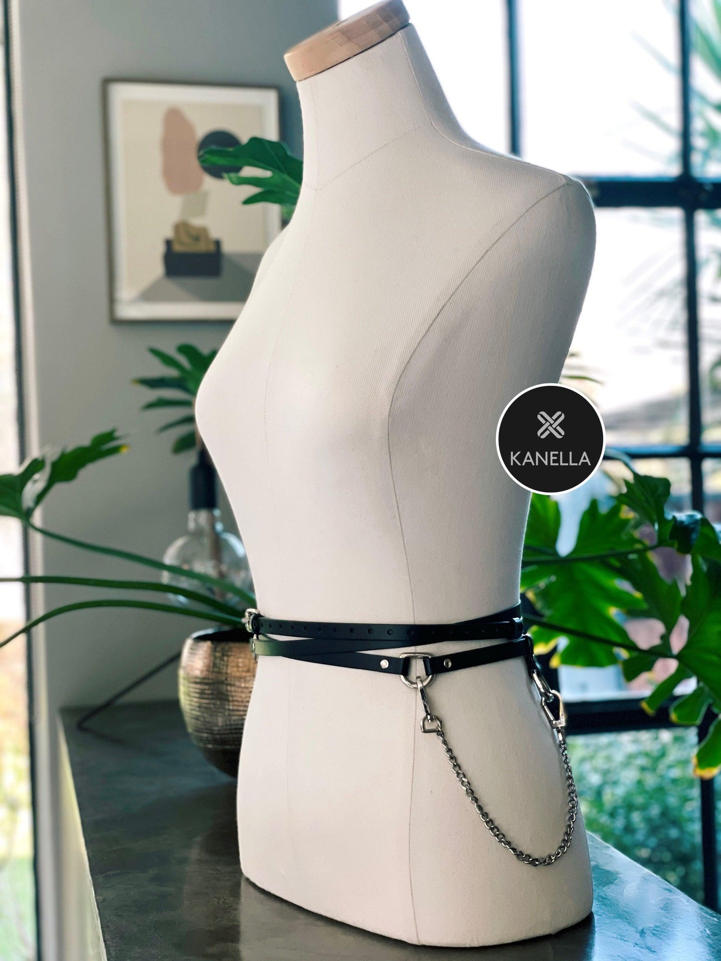 Petite Ares Waist Belt - Kanella Leather