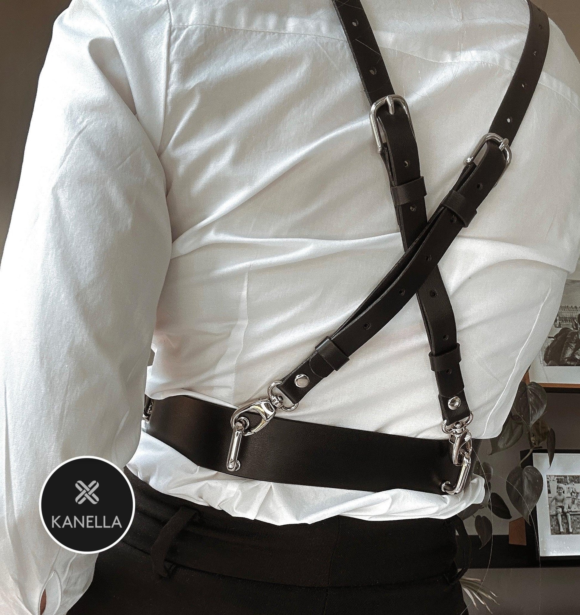 Hemera Chest Harness - Kanella Leather