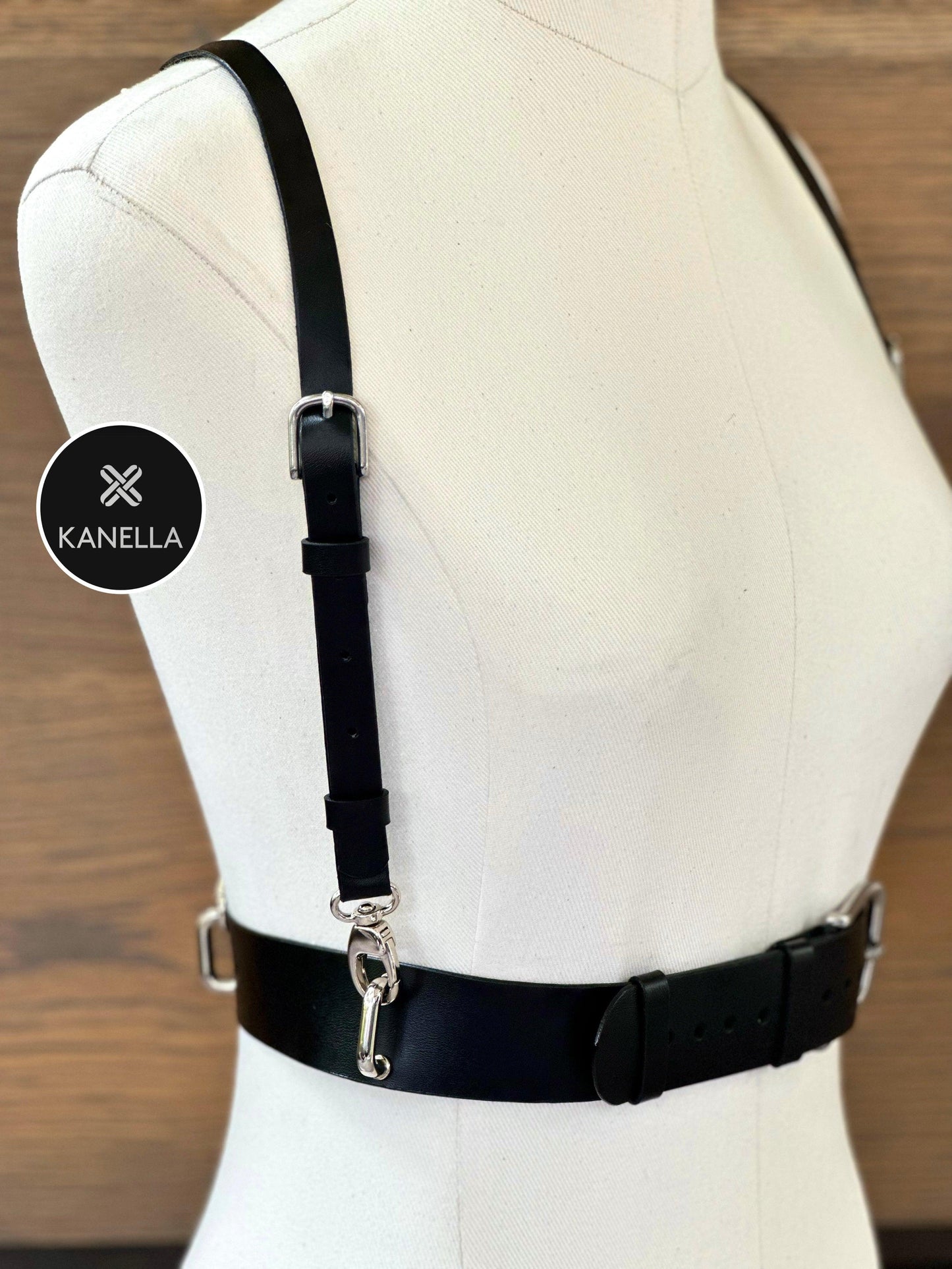 Hemera Chest Harness - Kanella Leather