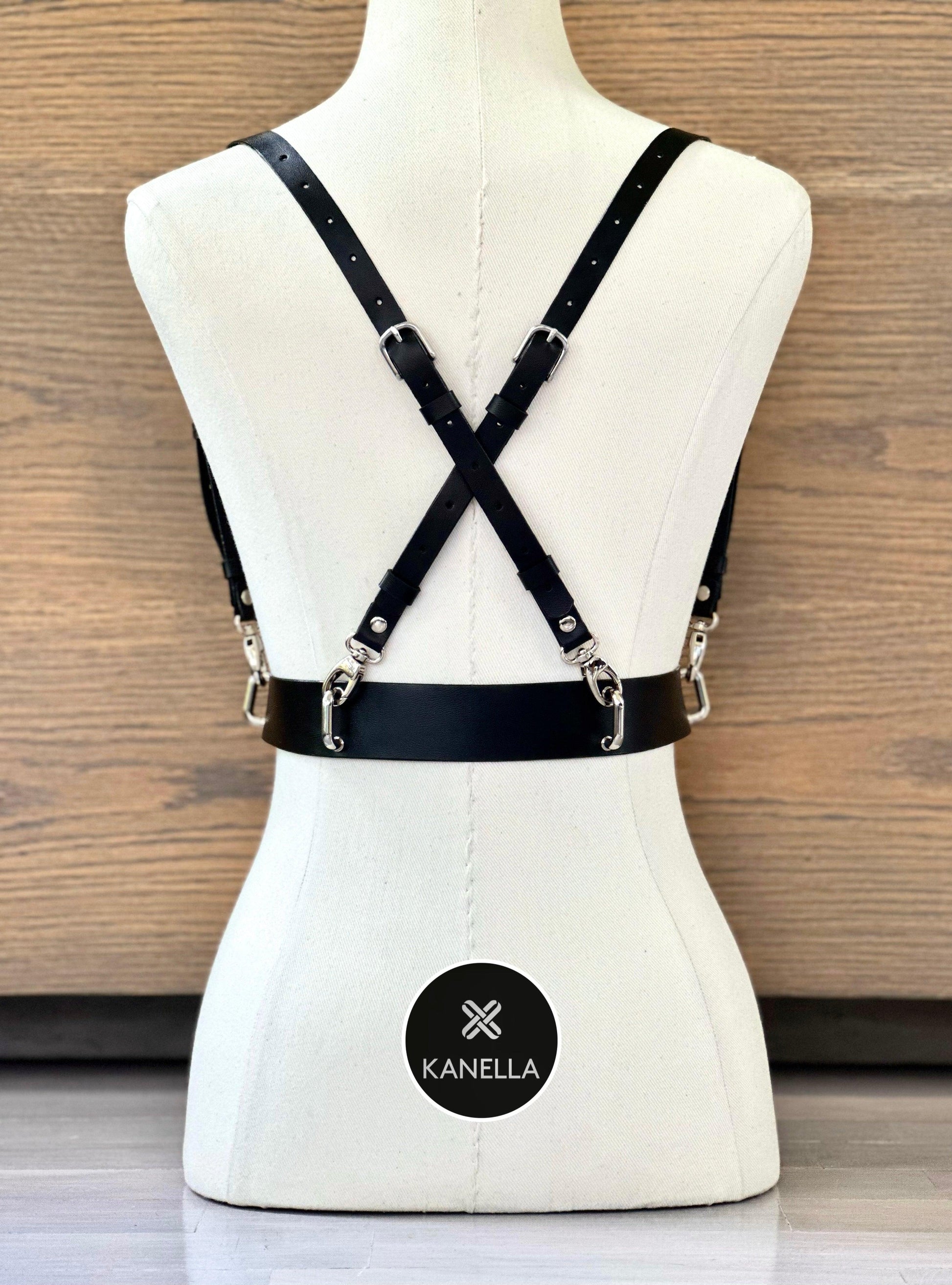 Hemera Chest Harness - Kanella Leather